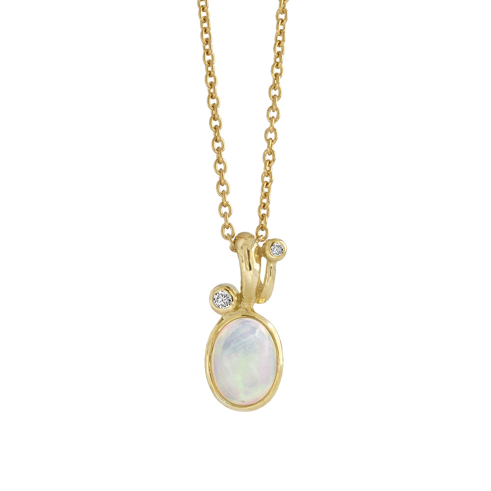 Ketting - Elegant Opal (Goud)
