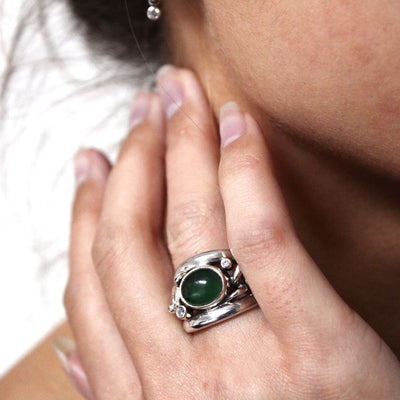 ***Ring - Glamorous Green***