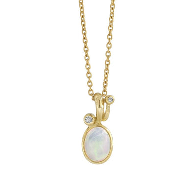 Ketting - Elegant Opal (Goud)