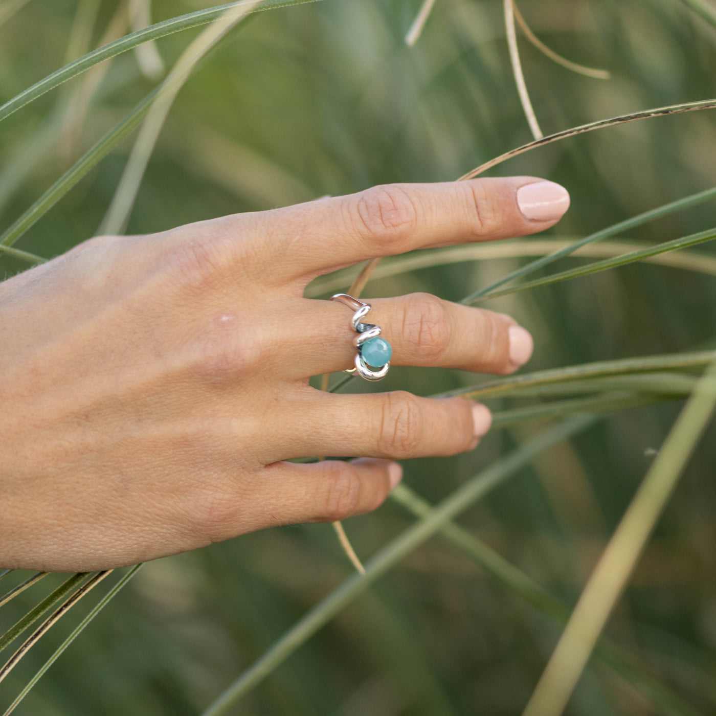 Ring - Soft Line (Chalcedoon)