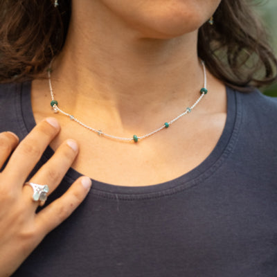Ketting - Minetta (Turkoois)